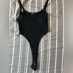 Zara high cut bodysuit • medium